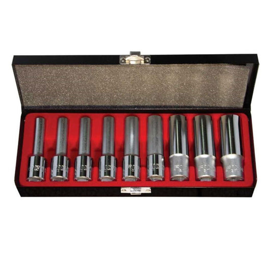 007-RC7014 Rico 9 Parça 1/2 Torx Lokma Seti Takımı E Dişi Uzun