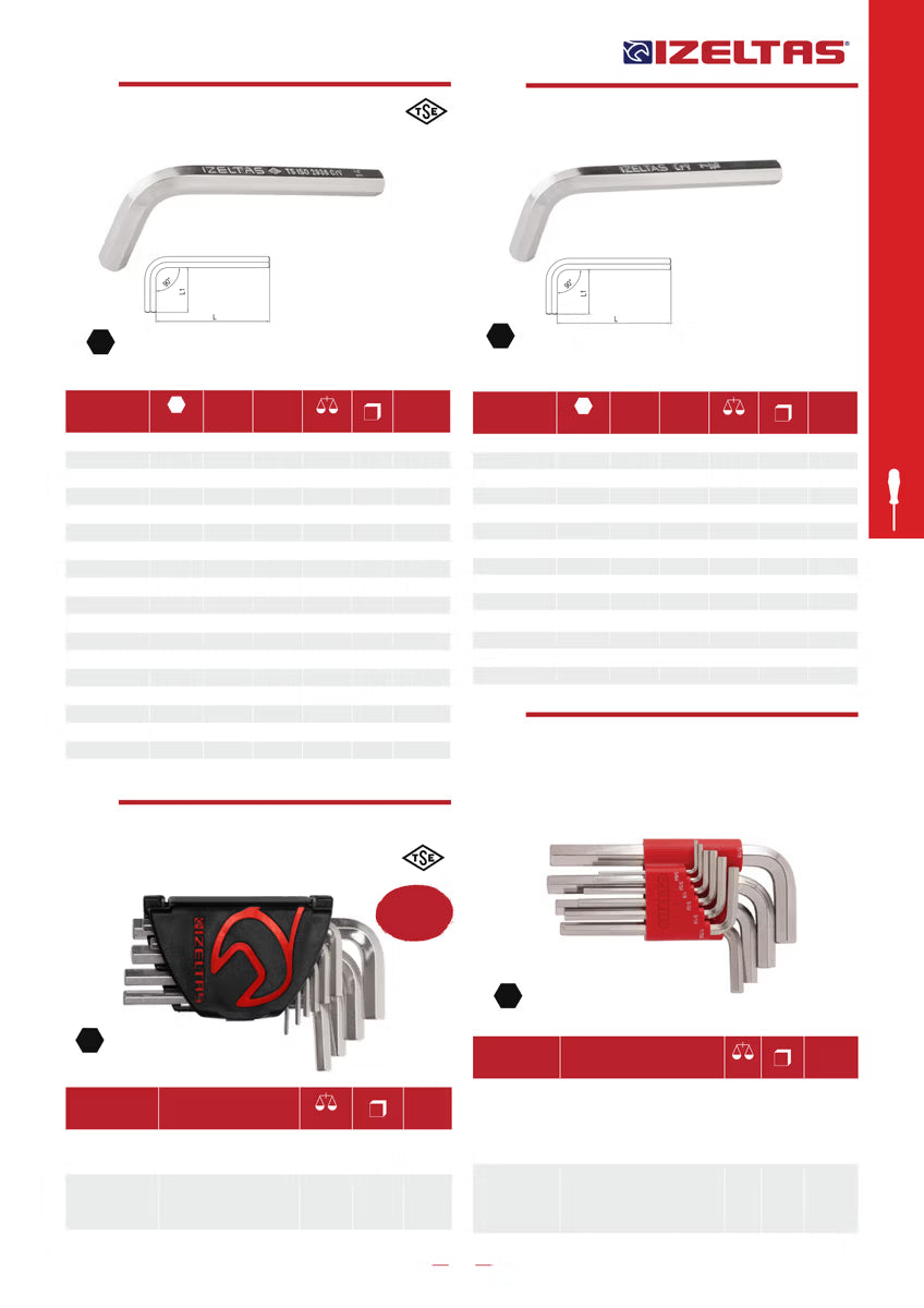 İzeltaş Allen Anahtar 24mm