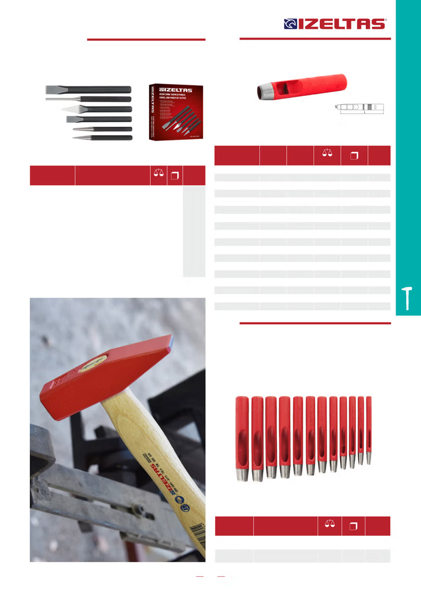 İzeltaş Kayış Zımba Ø17mm
