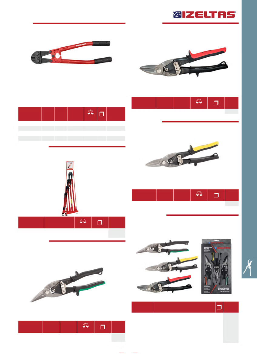 İzeltaş Demir Kesme Makası 450mm (18")