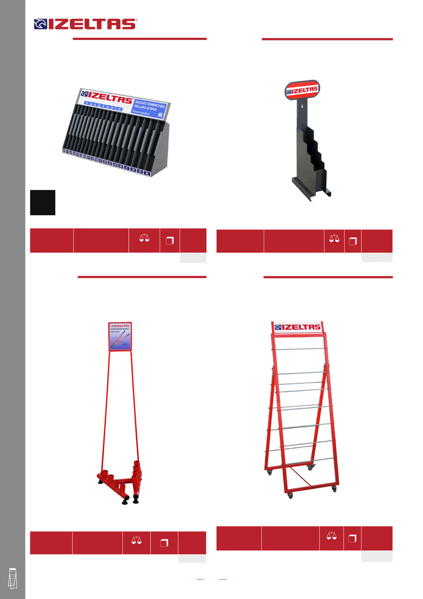 İzeltaş Demir Kesme Makaşı Sehpası (Display Frame for Bolt Cutters)