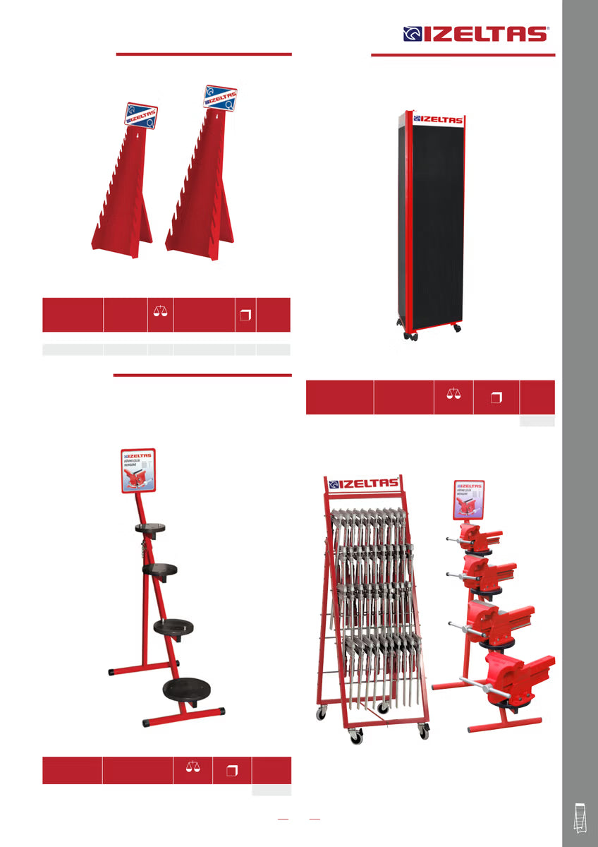 İzeltaş Dövme Çelik Mengene Sehpası (Forged Steel Vice Frame)