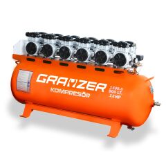Grayzer 500 LT Sessiz ve Yağsız Hava Kompresörü 6 Kafa