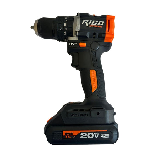 Rico 028-RE0016 Çift Akülü Şarjlı Darbeli Matkap 20V